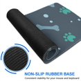 thumbnail image 6 of Long Mouse Pads for Desk,Paw Prints and Bones Desk Mats on Top Of Desks, Desk Mouse Pad Extra Large with 3mm Non-Slip Base and Stitched Edge for Gaming,Office,Work,Home 31.5"x11.8", 6 of 6
