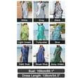 thumbnail image 2 of Abody Femmes Oversize Maxi Robe Cravate Die Imprimé V Robe de Plage Cover Ups, 2 of 7