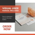 thumbnail image 3 of 3x5 Ft Pink Salt Wall  Panel Kit Including Bricks, Glue, Placement Map and Manual, 3 of 10