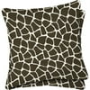 Mozambique 20" Square Pillow, Coffee, 2 pack