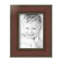 thumbnail image 2 of ArtToFrames 5" x 7" Honors Mahogany with Gold Picture Frame, 5x7 inch Brown Wood Poster Frame (WOM-5156), 4 Pack, 2 of 6