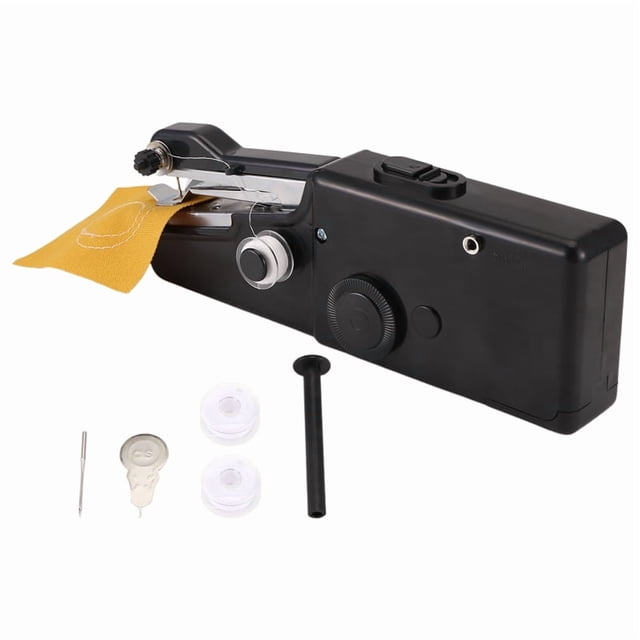 Handheld Sewing Machine, Portable Mini Sewing Machine for Beginners, Cordless Electric Stitching Machine with Sewing