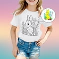 thumbnail image 3 of SNKSDGM Girls Girls Shirts Size 12-14 Long Sleeve Birthday Girl Shirt 8 Long Sleeve Children's Diy Printed T Shirt Casual and Comfortable Top for Boys and Girls 3-4 Years, 3 of 3