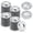 C, variant on 100 Pcs 1.77 Inch Plastic Washers - 45mm Polypropylene Foam Board Fasteners, Insulation Washers for Fixing and Fastening Rigid Foam and Load Spreading (A, 100)