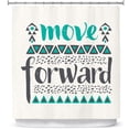 thumbnail image 1 of Shower Curtains 70" x 93" from DiaNoche Designs by Pom Graphic Design - Move Forward, 1 of 1