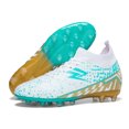 thumbnail image 3 of Zapatos de fútbol para hombre, botas deportivas de fútbol para adultos, botines antideslizantes de alta calidad, ligeros, entrenamiento de césped TF/FG, 3 of 5