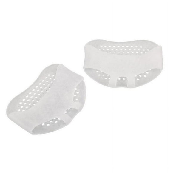 Metatarsal Pads for Women and Men Foot Pads Forefoot Pads Ball of Foot Cushions Soft Gel Pads for Pain Relief - White, 3 Pairs
