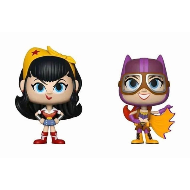 Figura de colección Funko Vynl DC Bombshells Wonder Woman & Batgirl
