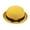 Yellow, variant on Lispipm Women's Short Brim Sun Hat Straw Woven Casual Beach Hats 2026 Ribbon Bow Panama Caps for Ladies Travel Beige