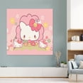 thumbnail image 5 of Hello Kitty Cartoon Canvas Wall Art Cartoon Wall Decor | HD Printed & Wooden framed wall art | Modern Wall Decor for Gift | Kids Room Decor | Made in USA 8x8 Inch, 5 of 5