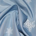 thumbnail image 2 of Cortina de ducha para el hogar con descuento, cortina de ducha de poliéster con estampado de copos de nieve gruesos para baño, repelente al agua, a prueba de moho (120cm * 200cm) JAMW Sencillez, 2 of 5