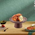 thumbnail image 3 of Soporte de madera para tartas, plato de exhibición de postres, pedestal alto de madera para postres y tartas de mesa. S, 3 of 9