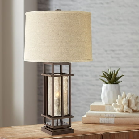 Franklin Iron Works Rustic Farmhouse Table Lamp with