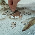 thumbnail image 4 of Ambesonne Mermaid Jigsaw Puzzle, Mythologic Mermaid, Heirloom-Quality Fun Activity for Family Durable Cardboard, 1000 pcs, Seafoam Beige and Brown, 4 of 5