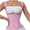Pink, variant on Waist Trainer Corset For Women, Tummy Control Faja Body Shaper, Sports Workout Girdle With Adjustable Shoulder Strap