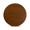 thumbnail image 3 of Ela Modern and Contemporary Walnut Brown Finished 35-Inch-Wide Round Wood Dining Table, 3 of 5