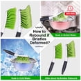 thumbnail image 5 of ITTAHO Tire Brush, Soft Bristle Car Cleaning & Multipurpose Upholstery Wheel Brush with Non-Slip Grip - 2 Pack, 5 of 11