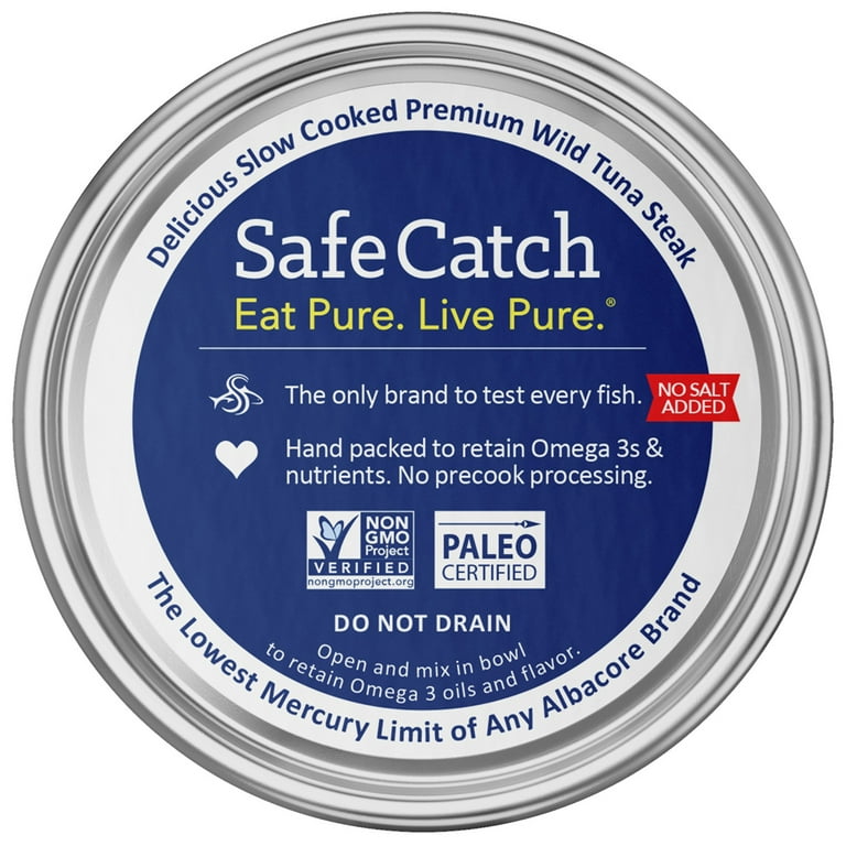 Safe Catch Wild Albacore Tuna No Salt Added, 6 Piece –  daniellewalkerenterprises