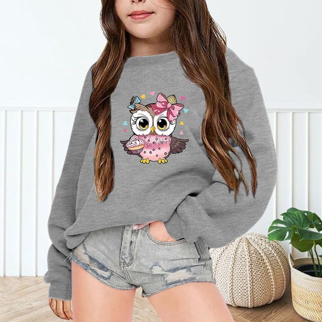Chandail en Molleton pour Enfants Garçon Manches Longues Chandail en Molleton Imprimé Surdimensionné Col Rond Vêtements d'Automne pour Tout-Petits 5-6 Ans Vêtements pour Garçons