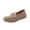 Khaki, variant on Willtoo Womens Wide Toe Loafers Slip-On Platform Casual Walking Shoes Non-Slip Comfort Flats for Driving Daily Commute