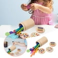 thumbnail image 1 of Montessori Educational Wooden Toy for Toddlers Fine Motor Skills Development Color Sorting Activity Preschool Learning Sensory Game, 1 of 6