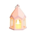 thumbnail image 2 of AuroraX Flameless Hanging Candle Lantern Pink Christmas House Led Candle Holders Decorative Vintage Romantic Valentines Day Creative Desktop Ornament Gifts for Table Centerpieces Dining Wedding Decor, 2 of 6