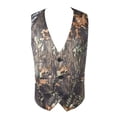 thumbnail image 4 of Boys 1 Piece 3 Button Brown Woodland Camo Vest Sleeveless Casual Waistcoat for Outdoor Daily Wear and Fashion Outerwear, 4 of 6