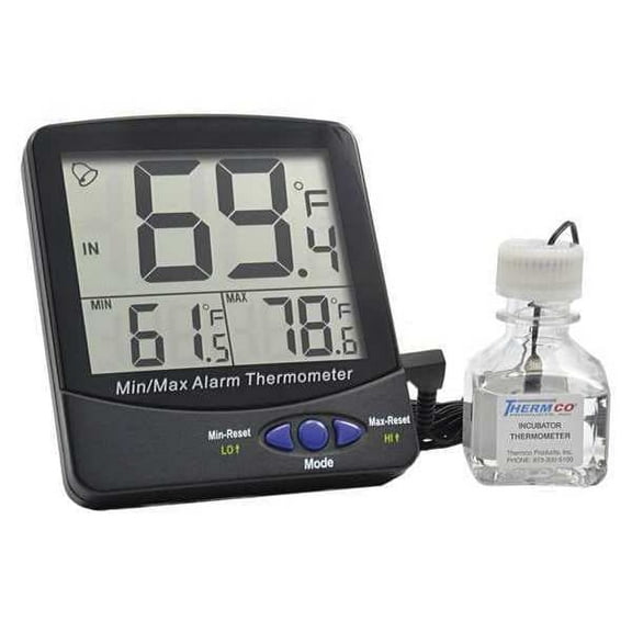 Digital Thermometer, -58 Degrees to 158 Degrees F for Wall or Desk Use