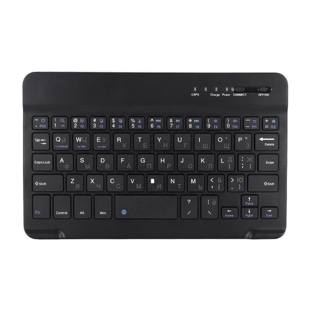 Teclado Bluetooth Inalámbrico Ruso Ultrafino Recargable De 7 Pulgadas Para Android Para Win Para Ios Scienceny EL008262-00