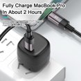 thumbnail image 4 of justharion HUAWEI-compatible Fast Magnetic Charging Cable Lightweight Durable Charger Cable for PC Laptop and Phone Charge, 4 of 9