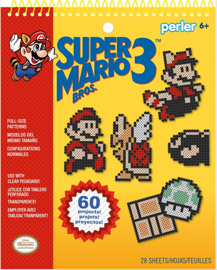 3 Name Plate Perler 3 Customized Mario Bros Super Mario Bros
