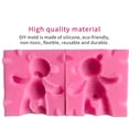 thumbnail image 2 of Diy Oso Tridimensional 3D Fondant Molde De Silicona Para Hornear Rosa Herramienta Para Hornear Para Pastel Galleta Hecha A Mano Casera 2 Uds Guardurnaity HA018241-00, 2 of 6