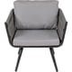 thumbnail image 3 of Sala Exterior Jardimex Tipo Rattan Jardin patio Terraza 4 Pz gris, 3 of 7