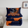 thumbnail image 4 of Erosebridal American Football Comforter Sets Twin Size , Reversible 2pcs, Navy Blue, Chicago, 4 of 6