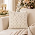 thumbnail image 7 of Kojanyu Floral Pearl Throw Pillow Cover, Small Flower Decorative Cushion Case, Cottage Style Pillow for Sofa Bed and Home Decoration., 7 of 7
