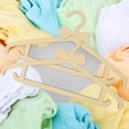 thumbnail image 3 of HEALEEP Baby Clothes Rack Wood Fixed Hook Bow Shape for Baby Clothes Home Decoration 1Set, 3 of 8