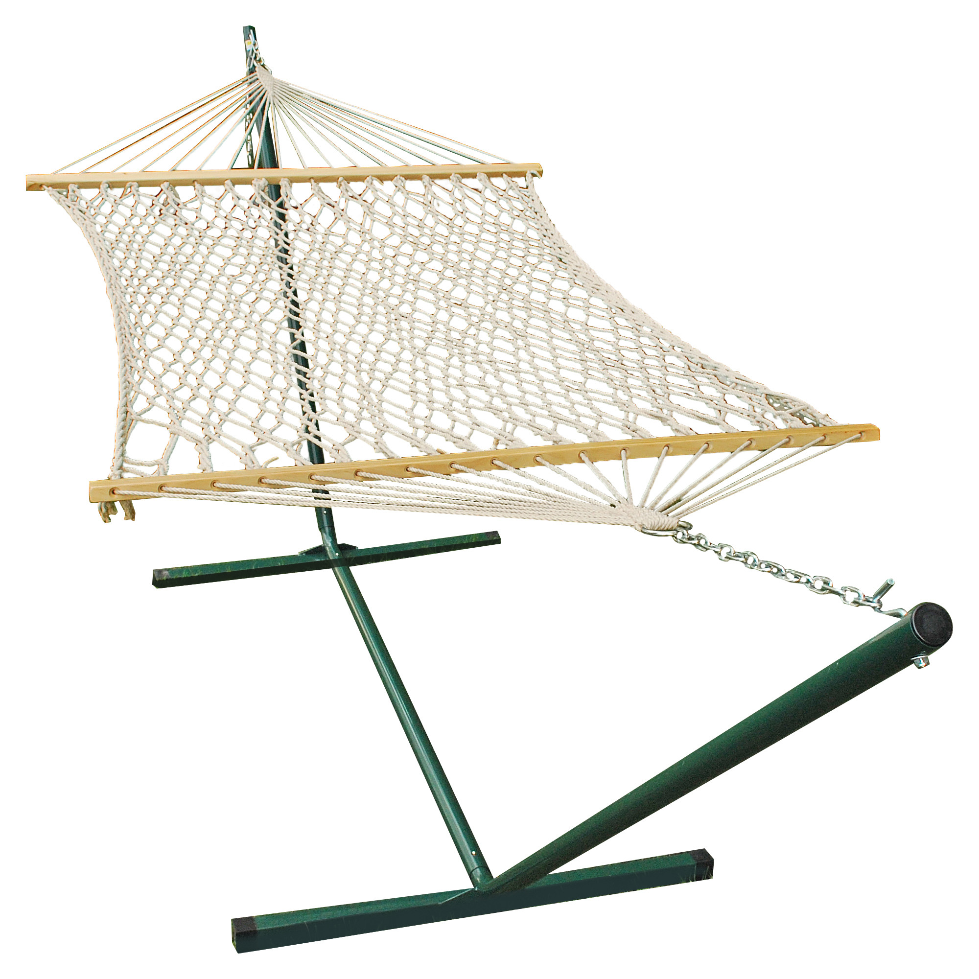12' Cotton Rope Hammock and Stand Combination - Walmart.com