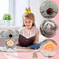 thumbnail image 3 of Relief Koala Breathing Stuffed Animal Baby Sound Machine Soother Koala Bear Anxiety Relief Koala Breathing with Sensory Music Lights(Grey), 3 of 5