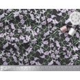 thumbnail image 2 of Soimoi Cotton Duck Fabric Leaves & Wild Flower Floral Fabric Prints by Yard 42 Inch Wide, 2 of 3