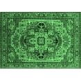 thumbnail image 1 of Ahgly Company Indoor Rectangle Oriental Emerald Green Industrial Area Rugs, 4' x 6', 1 of 4