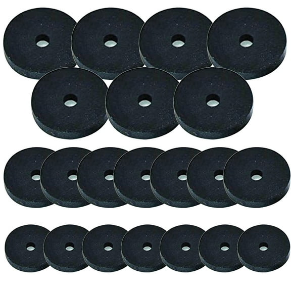 Goodhd 21pc Assorted Rubber Washers Tap Bath Sink Basin Shower Seal Drip 3/8" 1/2" 3/4"