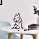 thumbnail image 2 of Escultura artística, estatua, diseño simple, abstracta, perro, figura geométrica, decoración animal. El 142x106cm, 2 of 8