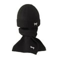 thumbnail image 3 of harmtty 2Pcs/Set Children Hat Scarf Set Bow Knitted Hood Windproof Neck Scarf Set Thickened Soft Warm Cozy Autumn Winter Wear, 3 of 8