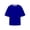Blue, variant on YunPes Tween Girls Oversized Short Sleeve Baggy Solid Crewneck T-shirt Kids Summer Quick Dry Lightweight Casual Tops