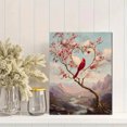thumbnail image 2 of Toile Murale Cœur de Fleur de Cardinal 15,75 X 11,81 Pouces, 2 of 8