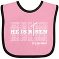 thumbnail image 3 of Inktastic He is Risen Mirror Words Boys or Girls Baby Bib, 3 of 4