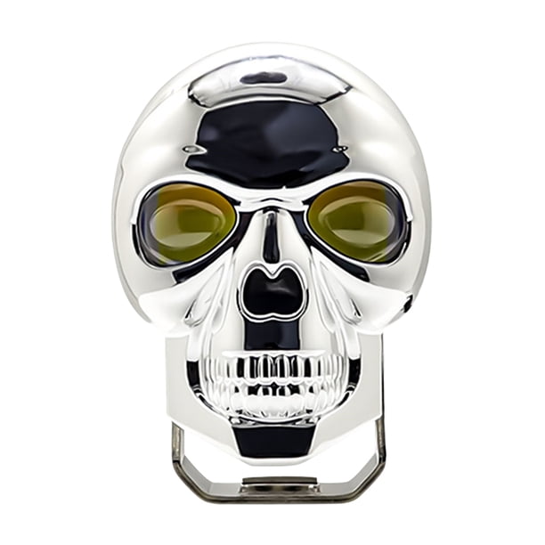Faro Led De Calavera Para Motocicleta Plata de la luz de niebla 6000K/3500K de la forma 160W de la lámpara principal del vehículo eléctrico del cráneo