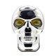 thumbnail image 2 of Focos Lámpara frontal para vehículo eléctrico con forma de calavera, luz antiniebla de 160 W, 6000 K/3500 K (plateada), 2 of 2