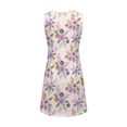 thumbnail image 5 of Ruyang Summer Dresses for Women Women's Summer Eyelet Casual T Shirt Dresses Beach Cover Up Tank Dresses Boho Floral Dresses, 5 of 5