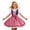 Red, variant on Kids Dress Short Sleeve Graceful Solid Delightful Modern Playful for Party Modern Special Airy Breathable Skirt